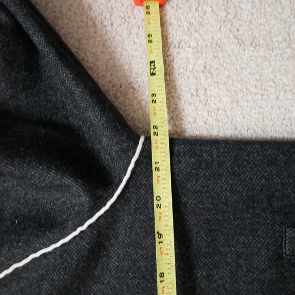 Todd Snyder wool blend herringbone track jacket Gray - Picture 4 of 7